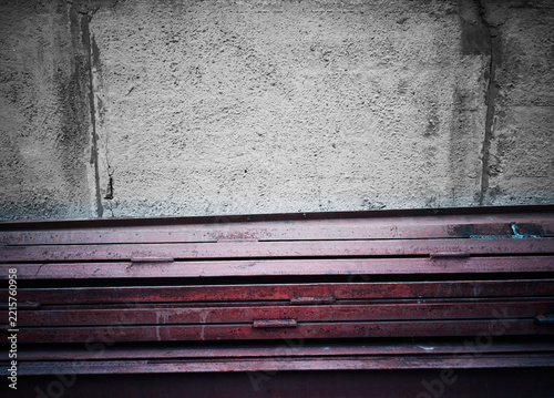 Rusty steel panels urban vintage backdrop