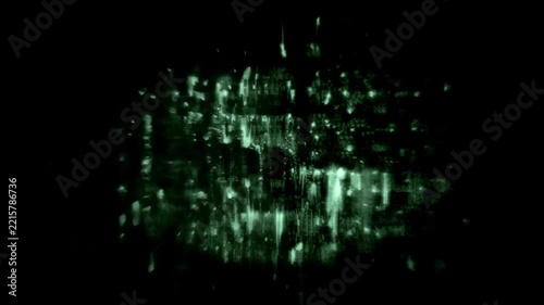 Organic Green Microscopic Cell Motion