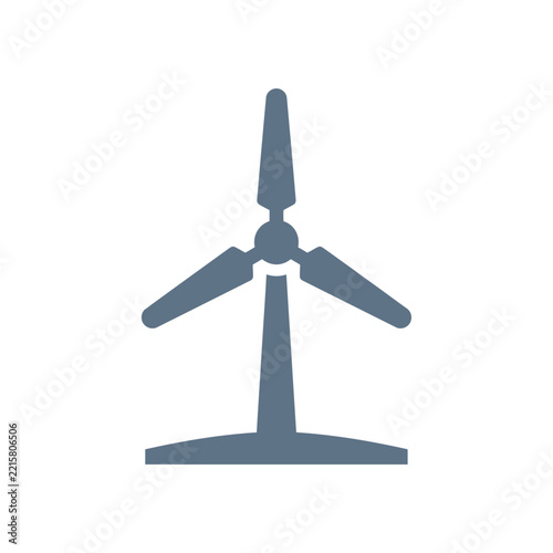 Wind Turbine Minimal Icon