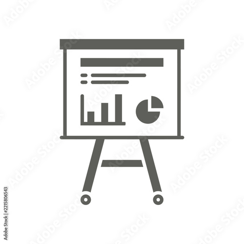 Business Presentation Board Icon