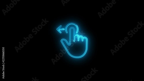 Stock footage video asset icon with play button symbol for multimedia interface and web production