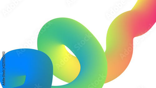 3d gradient color abstract background