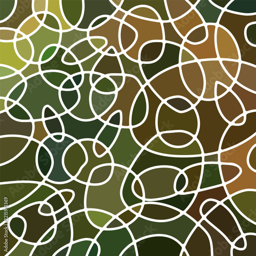 abstract vector stained-glass mosaic background