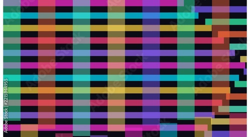 Abstract colorful grid animation with dynamic intersecting lines and vibrant geometric patterns background