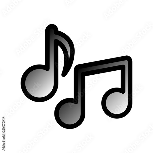 Music icon design template