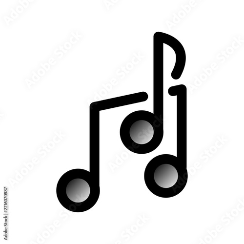 Music icon design template
