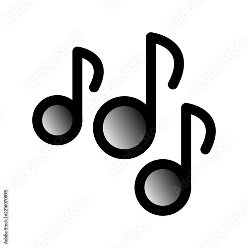 Music icon design template
