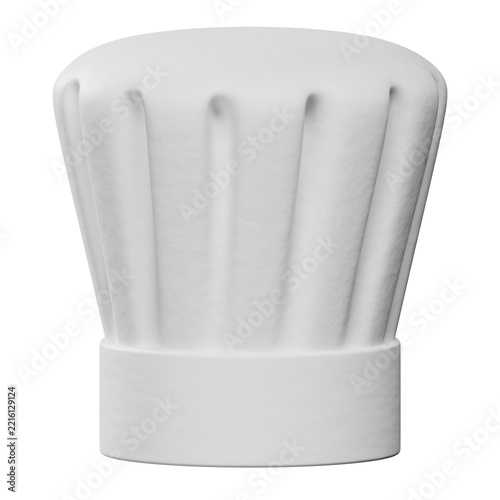 Chef Hat 3D Render
