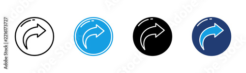 Share web icon multiple style collection