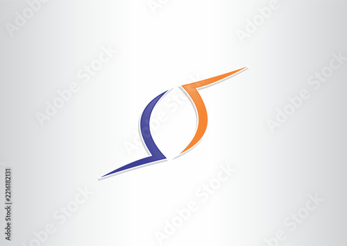 Dynamic Abstract Swoosh Logo Template for Modern Corporate Business Identity, Technology Startup, and Creative Brand Design
