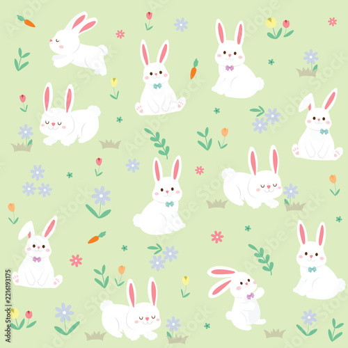Cute Bunny Flower Collection