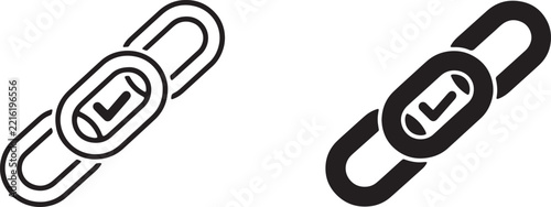 Trust Verification Chain Icon for Zero Trust Security