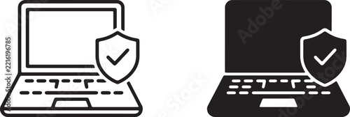 Endpoint Security Verification Icon for Zero Trust Cybersecurity