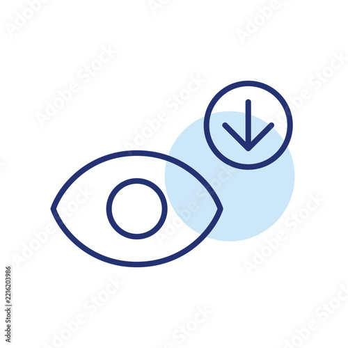 Download preview, save viewed content, lower visibility. Pixel perfect, editable vector icon