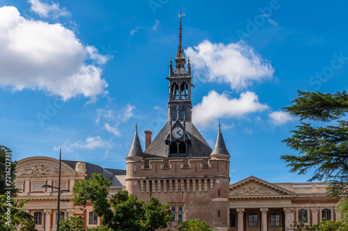 Capitol keep in Toulouse, in Occitanie, France