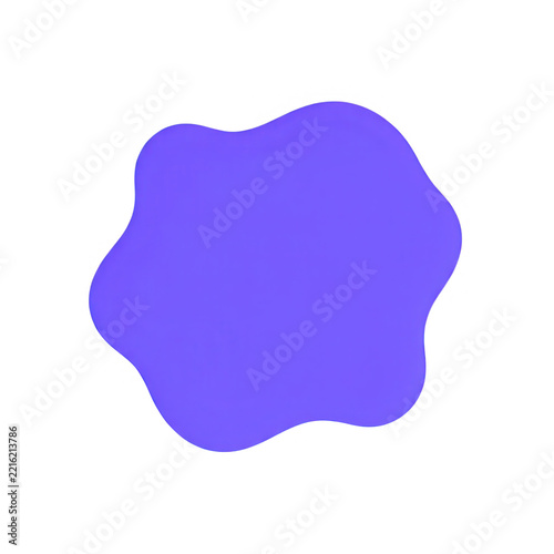 Purple Abstract Shape Transparent Background