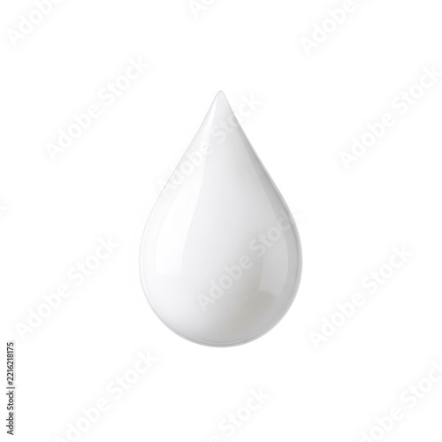 White Water Droplet Isolated Transparent Background