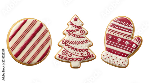 Set of six colorful wax seals in various shapes and finishes, isolated on transparent background