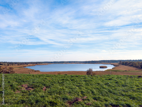 Radelsee Nature Reserve with Coastal Wetlands and Reed Beds in Rostock (Mecklenburg-Western Pomerania, Germany)