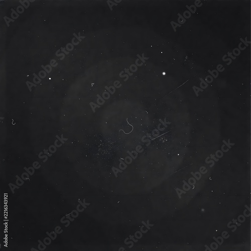 Abstract dark background with white dust and scratches texture for overlay blend mode.