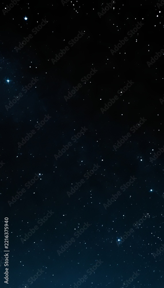 Fototapeta premium A Stunning Display of a Vast Deep Space Night Sky Filled With Countless Shining Stars and Galaxies