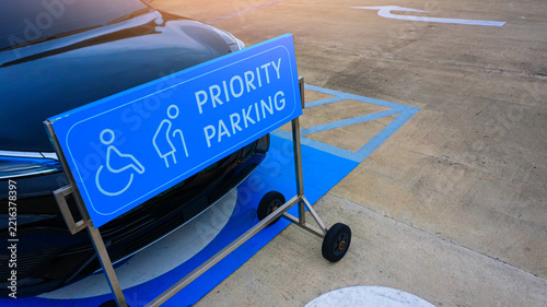 Accessible Parking Spaces for Pregnant Women, People with Disabilities, and Elderly People