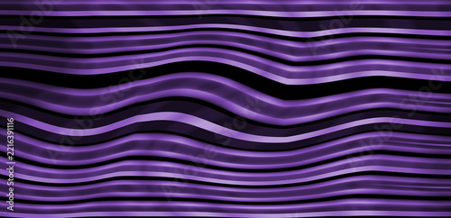 Abstract background with wavy purple lines and dark shadows