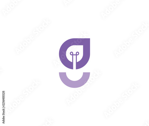 Letter G Lightbulb Logo Icon with Creative Idea and Innovation Symbol for Startups