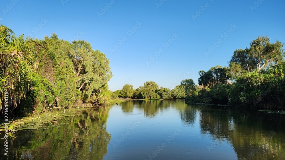 Fototapeta premium Yellow Water wetlands in Kakadu, Northern Territory, Australia