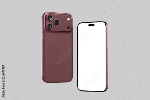 Smartphone 18 Blank Mockup