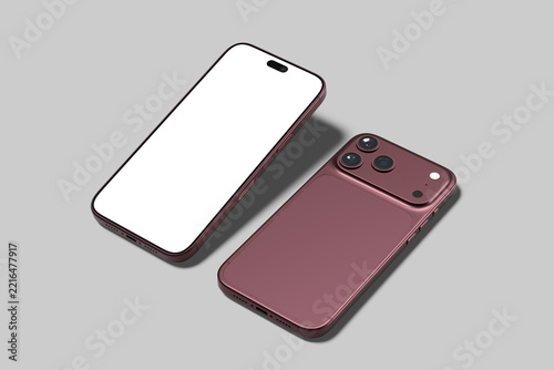 Smartphone 18 Blank Mockup