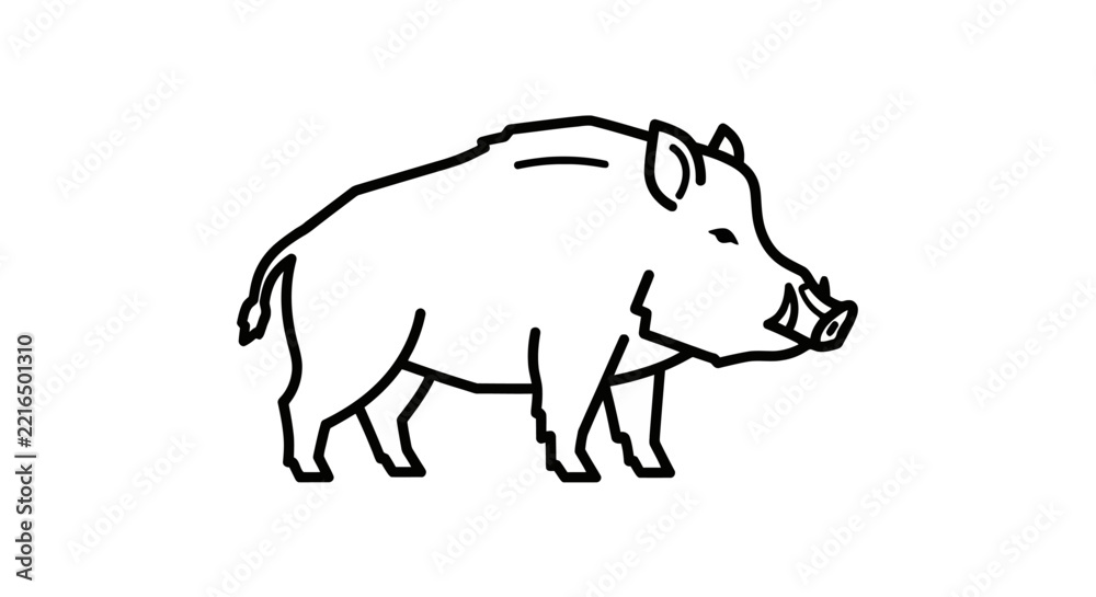 Obraz premium Pig Animal Mammal Farm Livestock.