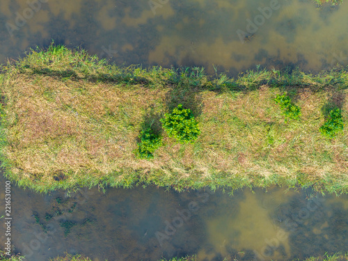 Aerial View of Cotai Ecological Reserve, Macau