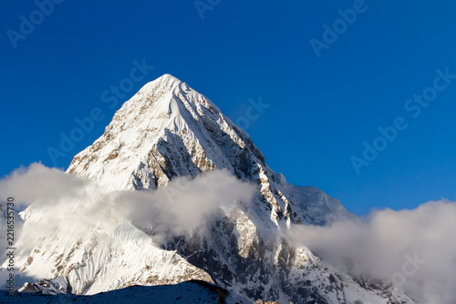 Mount Pumori as seen from the Everest Base Camp trek, Nepal