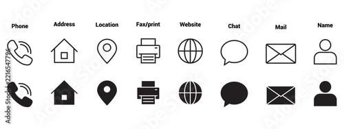 Contact Us Square Rounded Icon Collection