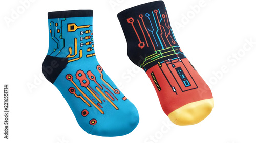 Boys Futuristic Graphic Socks