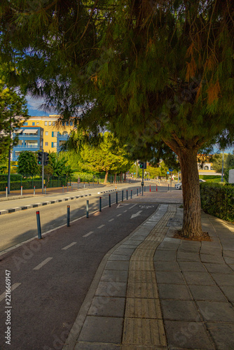 Sustainable urban mobility with cycling and walking paths in Limassol