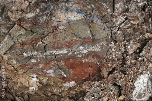 Geology. Soil layers