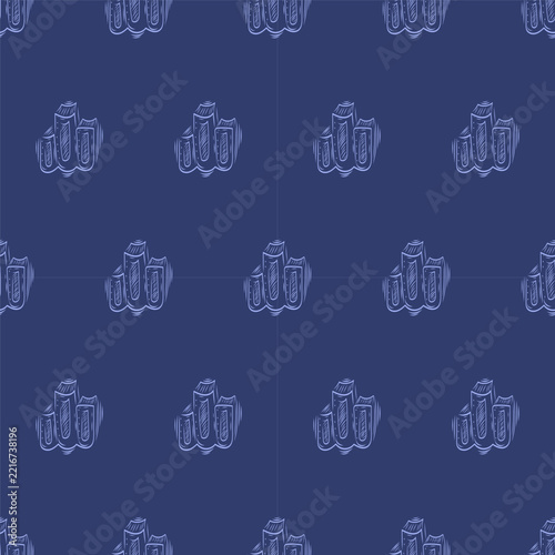 seamless pattern of Books sketch doodle, books icon sketch background