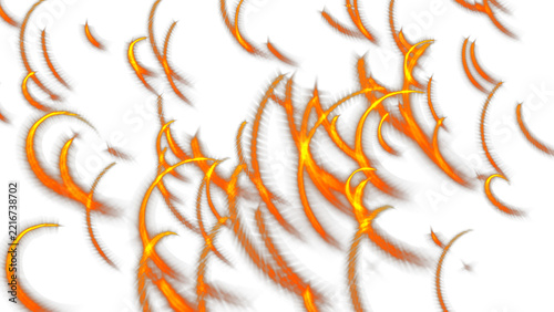 Abstract Orange Fire Flame Background with Fiery Heat, Burning Light, Dynamic Vector Pattern, and Vibrant Red and Yellow Energy Design for Wallpaper and Creative Artwork
