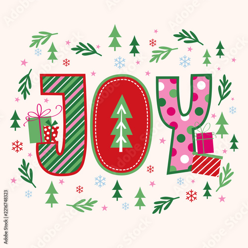 festive christmas greeting card design