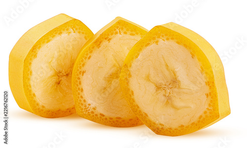 Bananas chopped slice