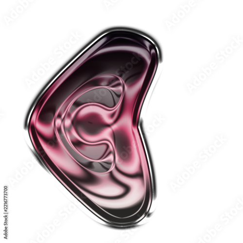 Abstract Liquid Glass Shape