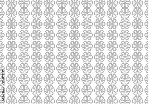 Floral Ornamental Gray Background