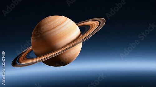 Angled view of planet Saturn with its rings tangled in a knot, looking embarrassed. Humorous space photo for astronomy and funny content.
