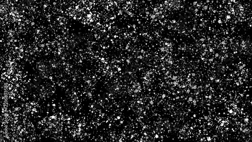 Black and White Speckled Grain Texture Background with Abstract Dust Pattern