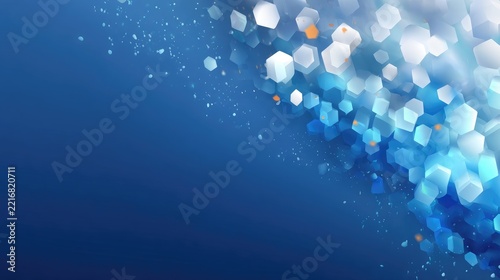 clinical abstract backdrop, clean blue gradient, professional tone