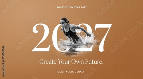 new year card with horse