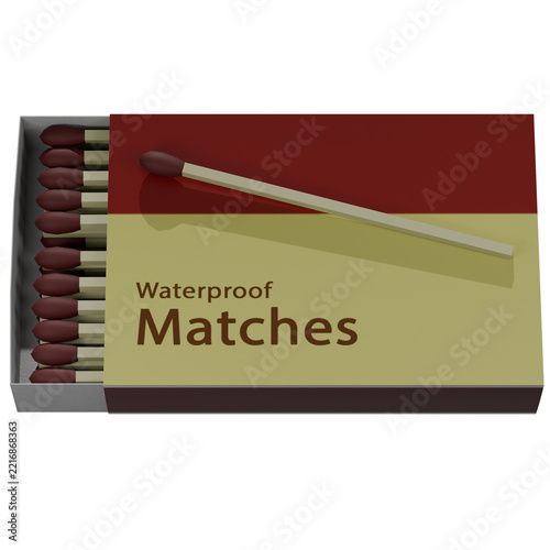 Waterproof Matchbox Safety Matches
