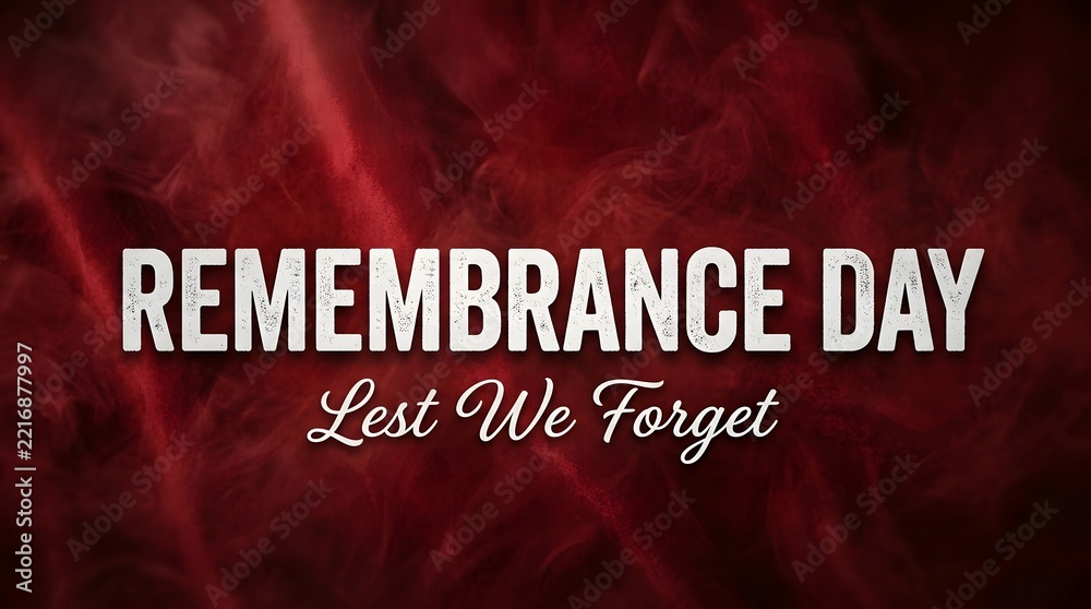 Fototapeta premium Remembrance day in the uk is a solemn occasion to honour those who served and sacrificed for our freedom remembering their bravery
